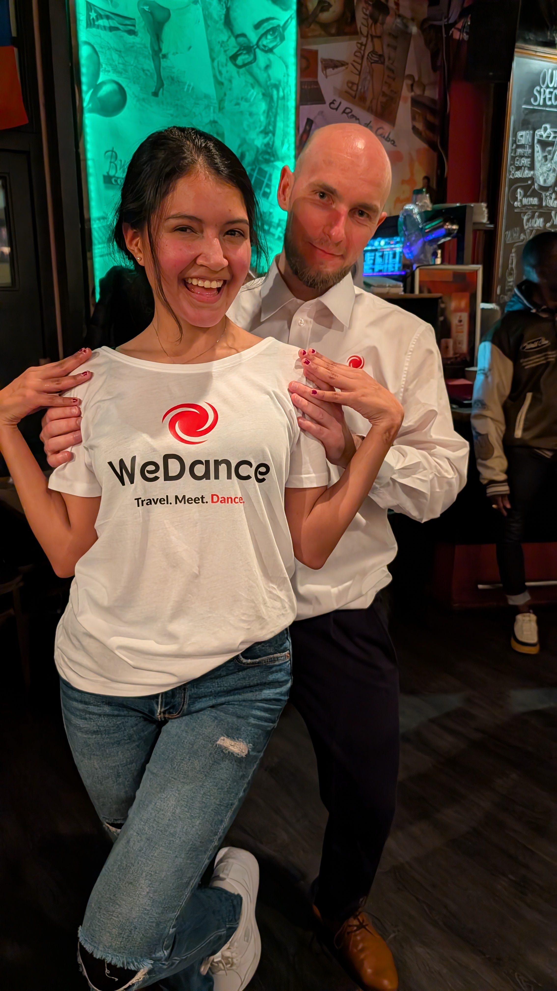 Alex teaching Salsa Cubana at Montuno Club